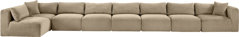 Shaggy - Fabric 8 Piece Modular Sectional
