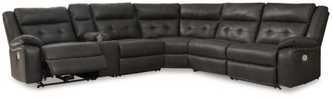 Dark Gray / 6 Pc. Power Reclining Sectional