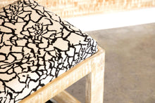 Aiden - Sled Leg Upholstered Accent Bench - Black And White