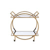 Traverse - Serving Cart - Mirrored & Champagne