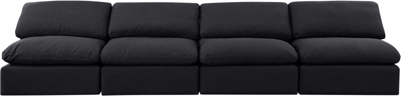 Indulge - Linen 4 Seat Modular Armless Sofa