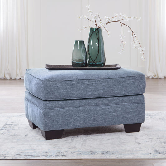 Carissa Manor - Denim - Ottoman