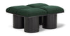 Pavilion - 4 Piece Modular Bench With Black Base