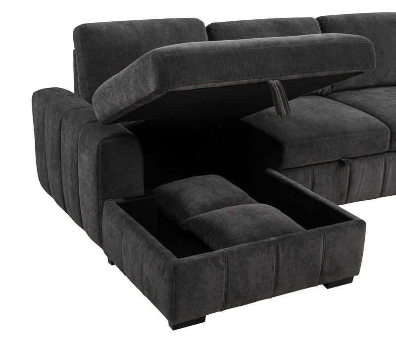 Pastrana Pull-Out Sleeper Sectional Sofa
