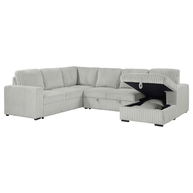 Devonshire Pull-Out Sleeper Sectional Sofa