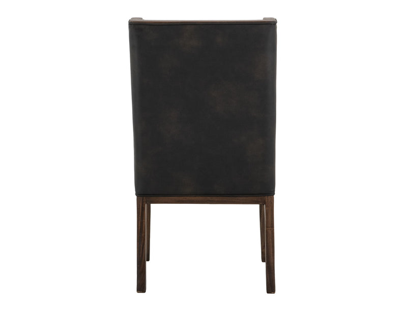 Walnut - Upholstered Chair (Set of 2) - Brown/Black