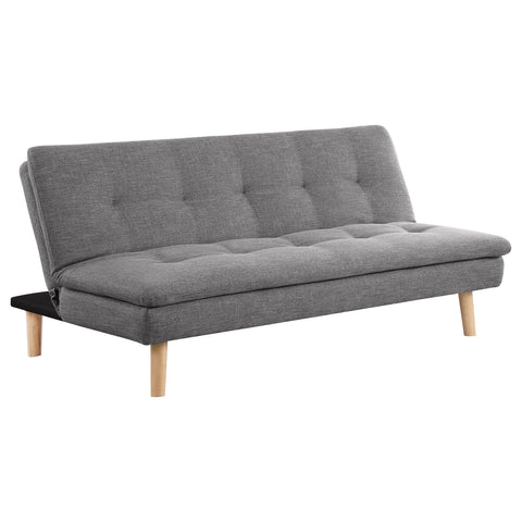 Scout - Upholstered Tufted Convertible Sofa Bed - Gray