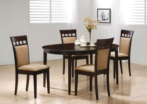 Dark Brown / 5 Pc. Table, 4 Chairs