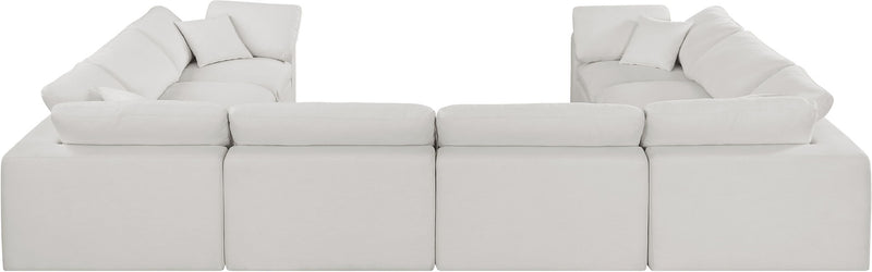 Comfy - 8 Piece Linen Modular Sectional