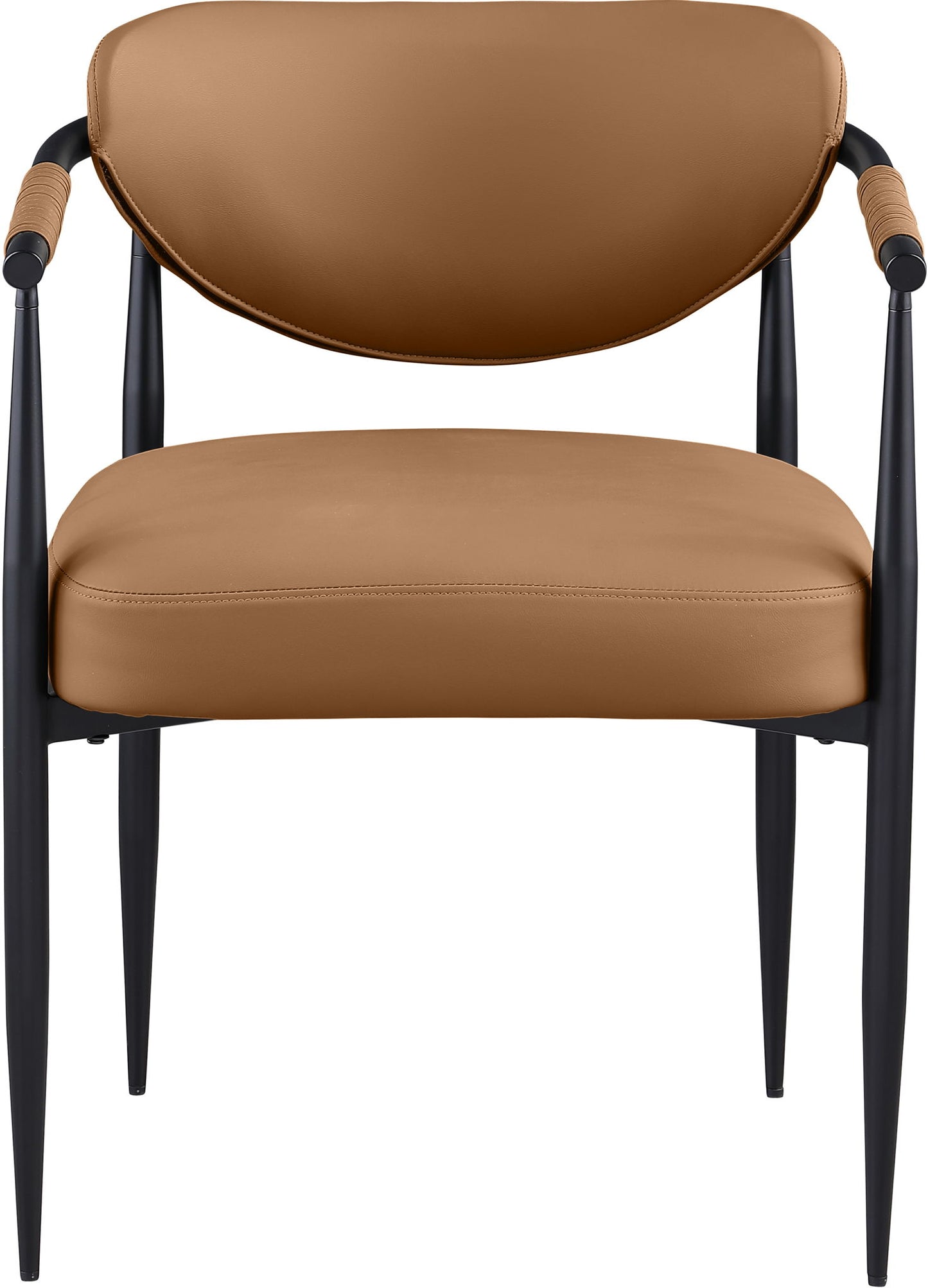 Virella - faux Leather Upholstered Dining Chair (Set of 2) - Black Base