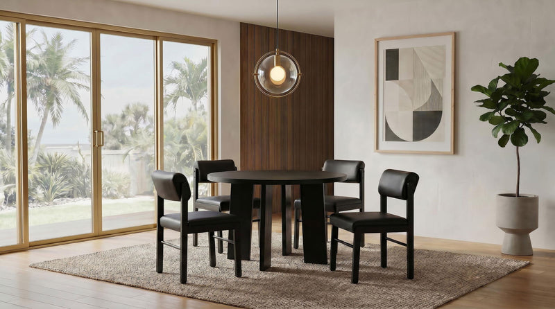 Strouse 5-piece Dining Set Black