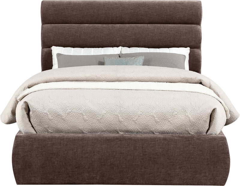 Adam - Chenille Fabric Bed With 52" Headboard