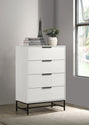 Sonora - 4-Drawer Bedroom Chest - White