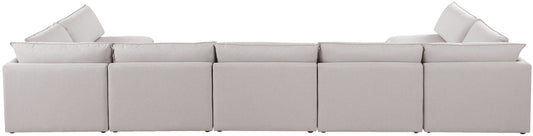 Mackenzie - Modular Sectional 7 Piece - Beige - Fabric