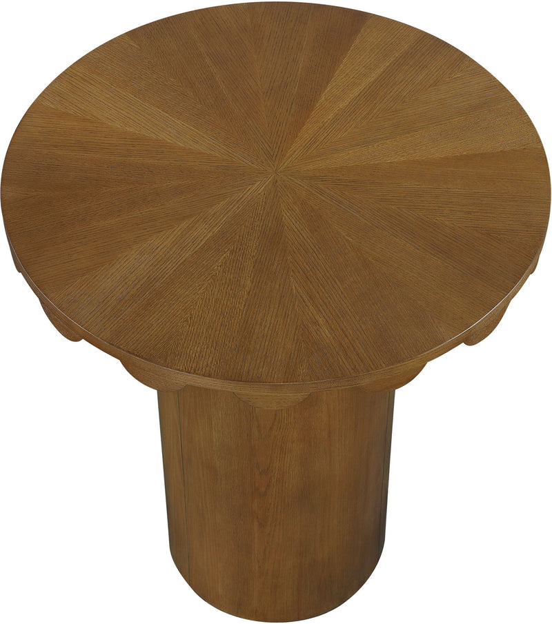 Dahlia - Solid Wood And Natural Cane Table