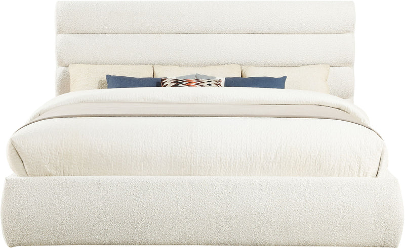 Adam - Boucle Fabric Bed With 52" Headboard