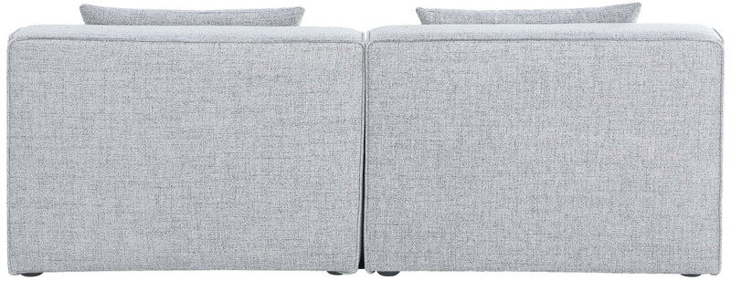 Cube - Linen Modular 2 Seat Armless Sofa
