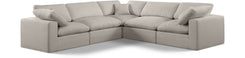Comfy - 5 Piece Linen Modular Corner Sectional