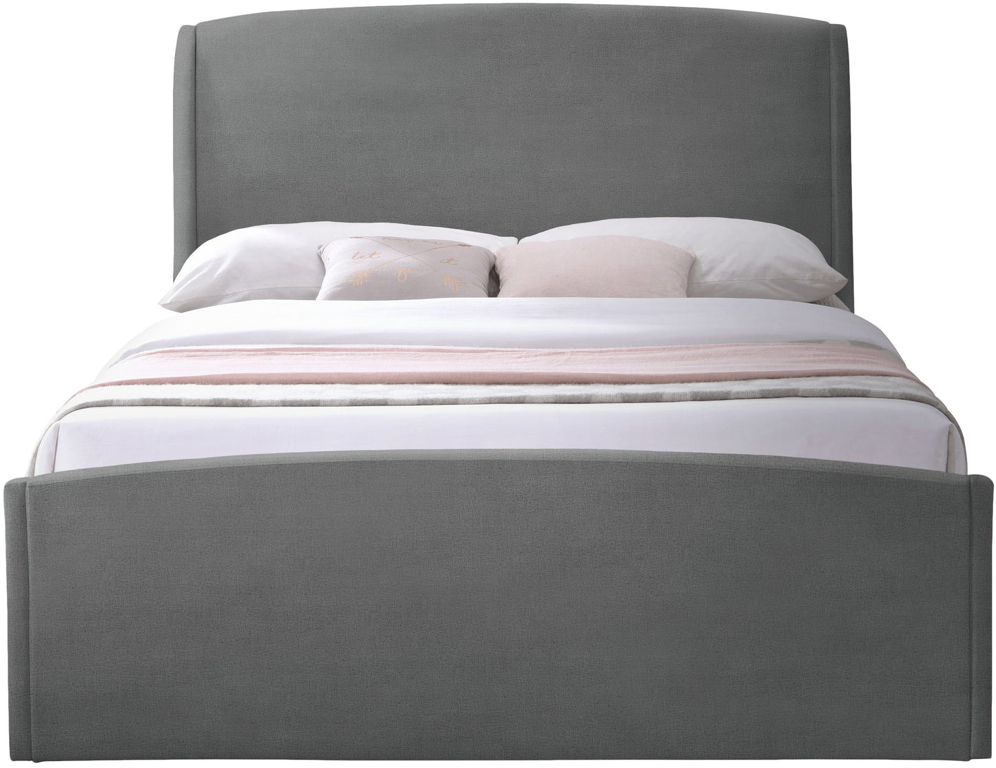 Tess - King Bed - Gray