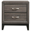 Watson - 2-Drawer Nightstand - Gray Oak