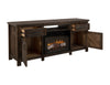 Dutton - TV Stand For Electric Fireplace - Rookwood Brown