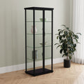 Aero - 5-Shelf Display Curio Cabinet With Led Lighting