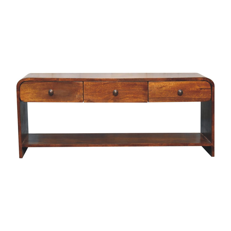 Aspen - Slim Media Unit - Dark Brown