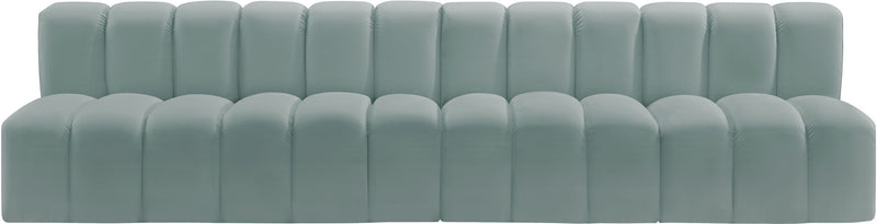 Arc - Faux Leather 4 Seats Modular Sofa