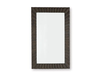 Advin - Dark Brown - Accent Mirror