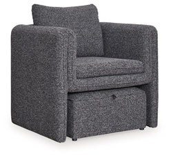 Vreni - Charcoal / Black - Accent Chair