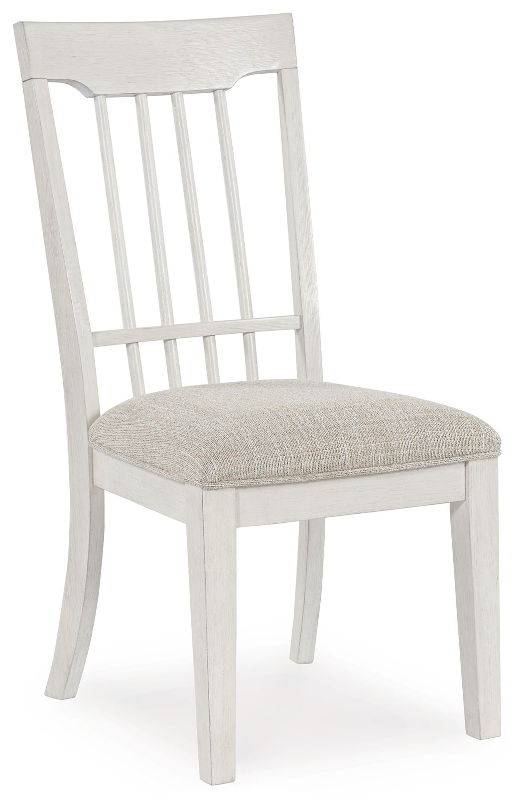 Shaybrock - Antique White / Brown - Dining Upholstered Side Chair (Set of 2)