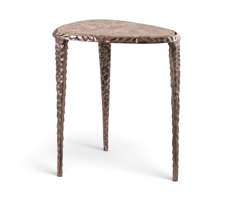 Gild - Aluminum Base And Genuine Marble Top Table