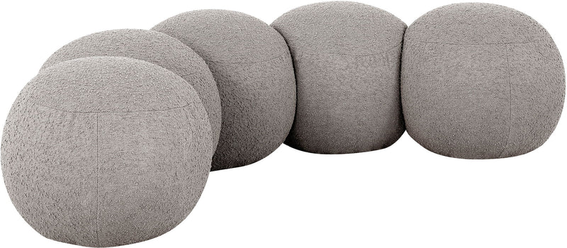 Apollo - Boucle Fabric Bench