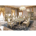 Desiderius - Dining Table - Antique Gold & Hand-Painted Brown