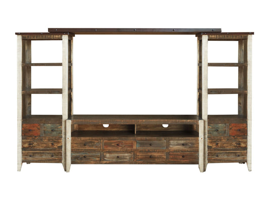 Antique Multicolor - Wall Unit - Light Brown