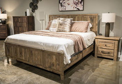 Rusticott - Brown - Queen Panel Headboard