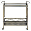 Matiesen - Serving Cart - Clear Glass & Antique Gold