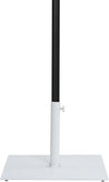Amalfi - Aluminum Patio Umbrella - White Base / Black Pole