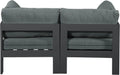 Nizuc - Outdoor Patio Modular Sofa - Dark Grey