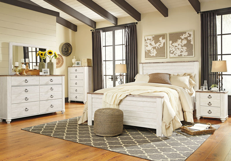 Willowton - Panel Bed