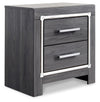 Lodanna - Two Drawer Night Stand - Gray