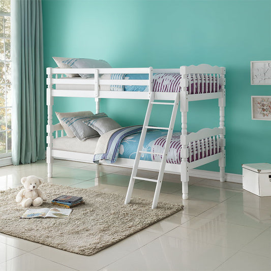 Homestead - Bunk Twin Over Twin Bed - White