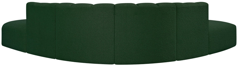 Arc - Boucle Fabric 6 Piece Corner Modular Sofa