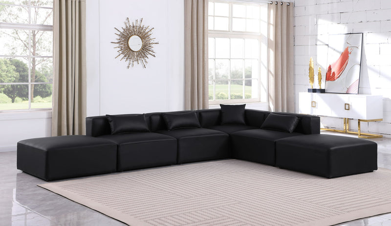 Cube - 6 Piece Modular Corner Armless Sectional
