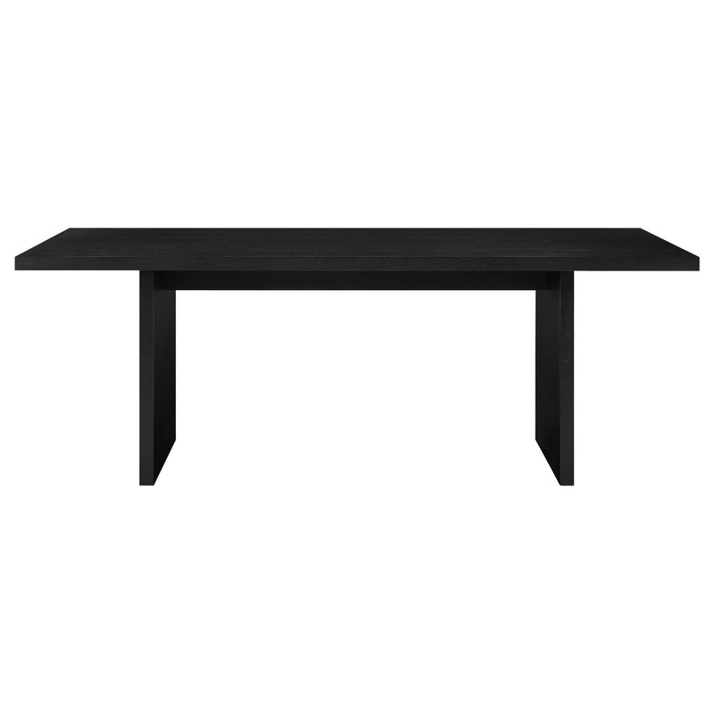 Decker 7-piece 82-inch Rectangular Dining Set Black