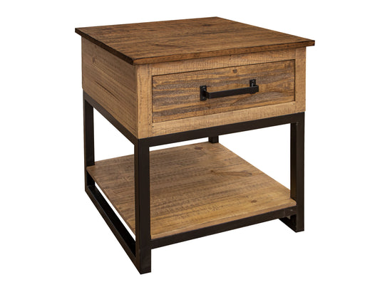 Olivo - End Table - Natural Brown