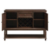 Parkins - 2 Door Sideboard Buffet Cabinet - Rustic Espresso