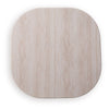 Dolan Creek - Square End Table - Beige / Brown