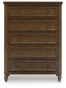 Sturlayne - Brown - Five Drawer Chest