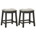 Elliston - Backless Counter Stool (Set of 2) - Dark Gray